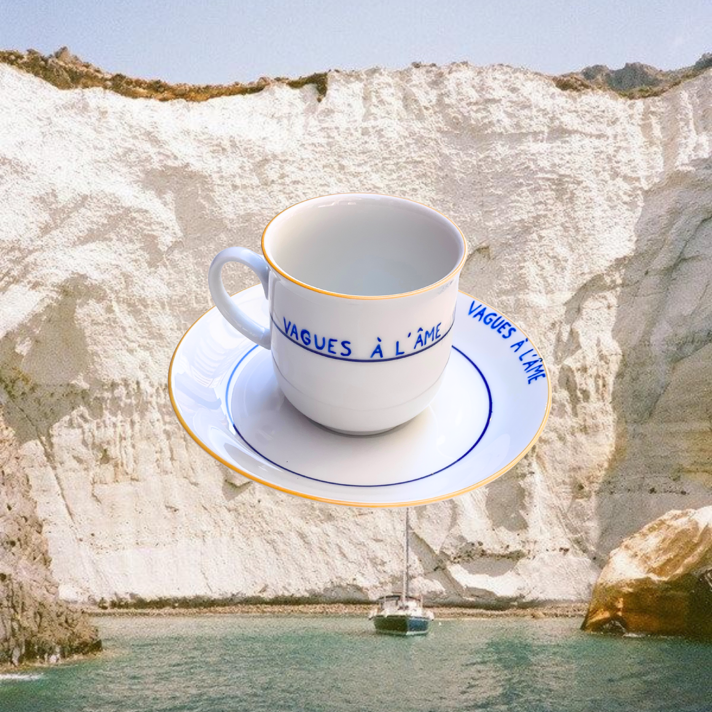 la tasse et sous-tasse - PAOLA