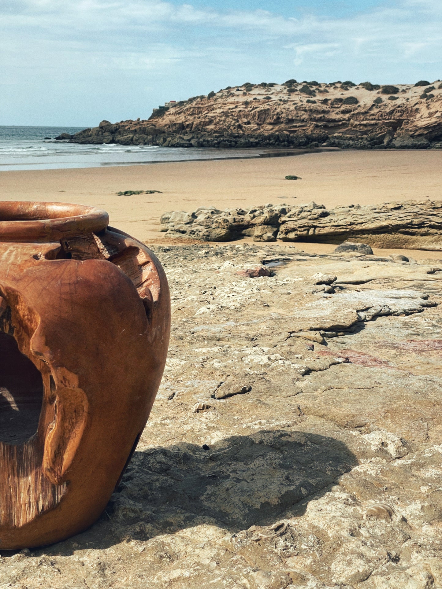no. 17 - le vase en bois d'olivier