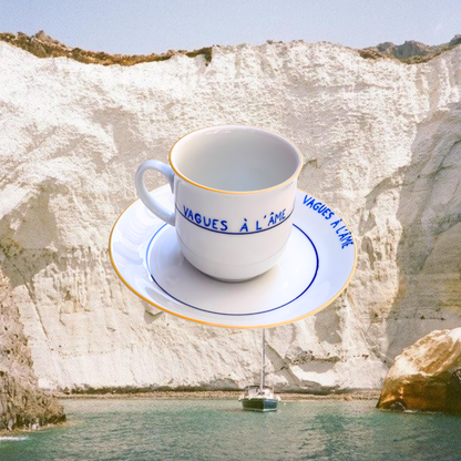 la tasse et sous-tasse - PAOLA