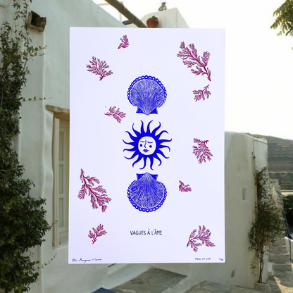 l'affiche A3 - LA MER